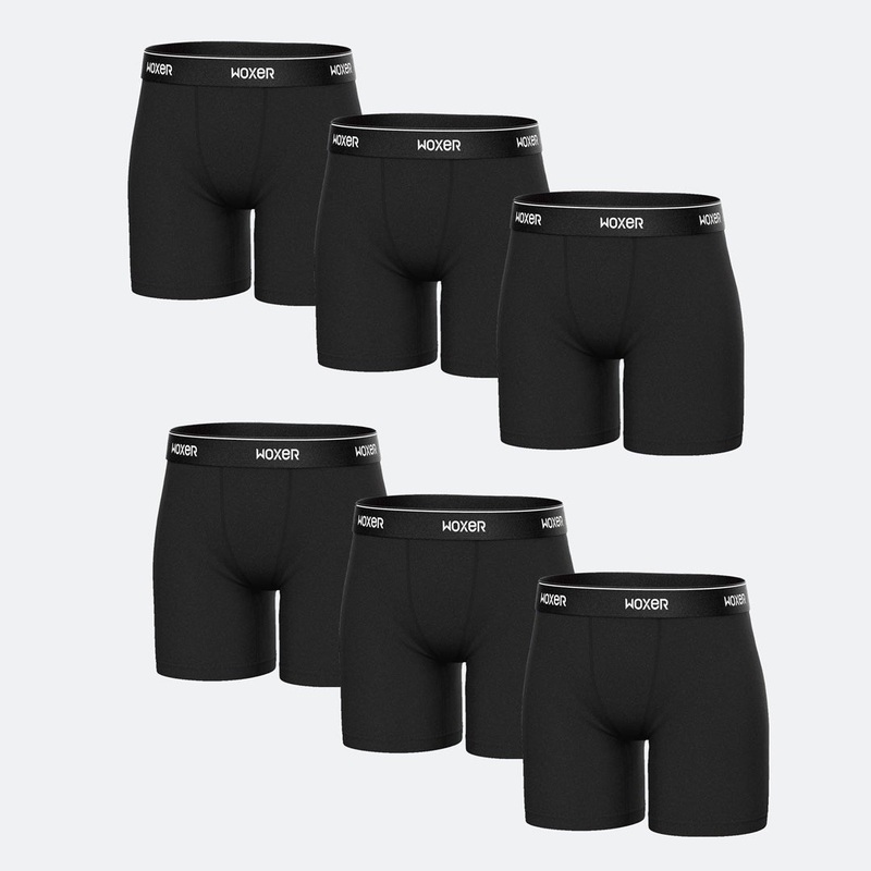 Baller High Waisted Black 2.0 6-Pack