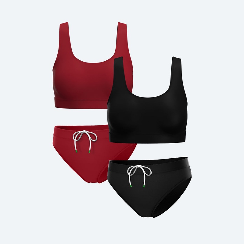Bikini & Boss Swim Deep End 4-Pack
