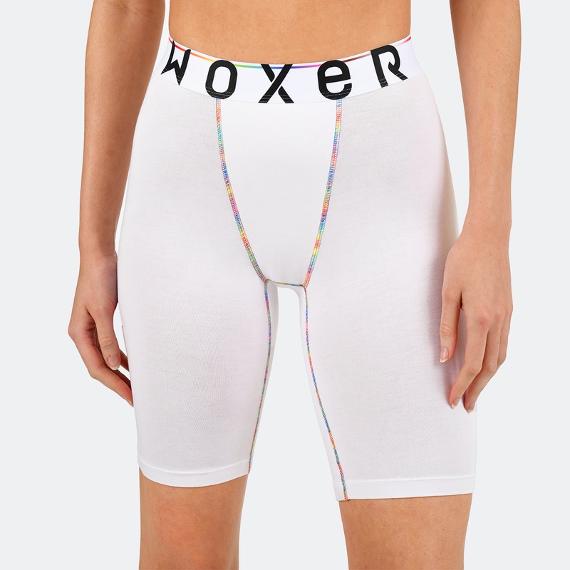Biker High Waisted Blanche Contrast