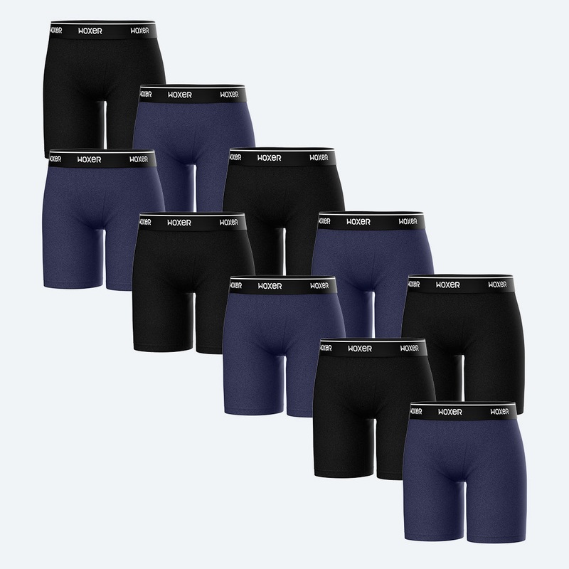 Biker High Waisted Core 10-Pack