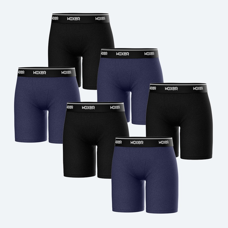 Biker High Waisted Core 6-Pack