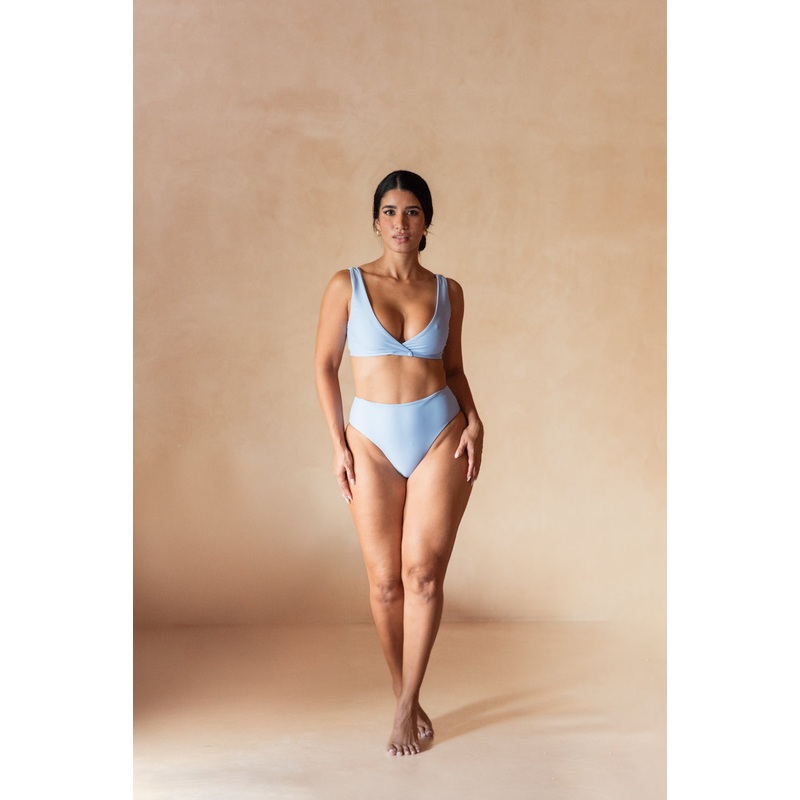 Cross-Front Bralette Top – Amalfi