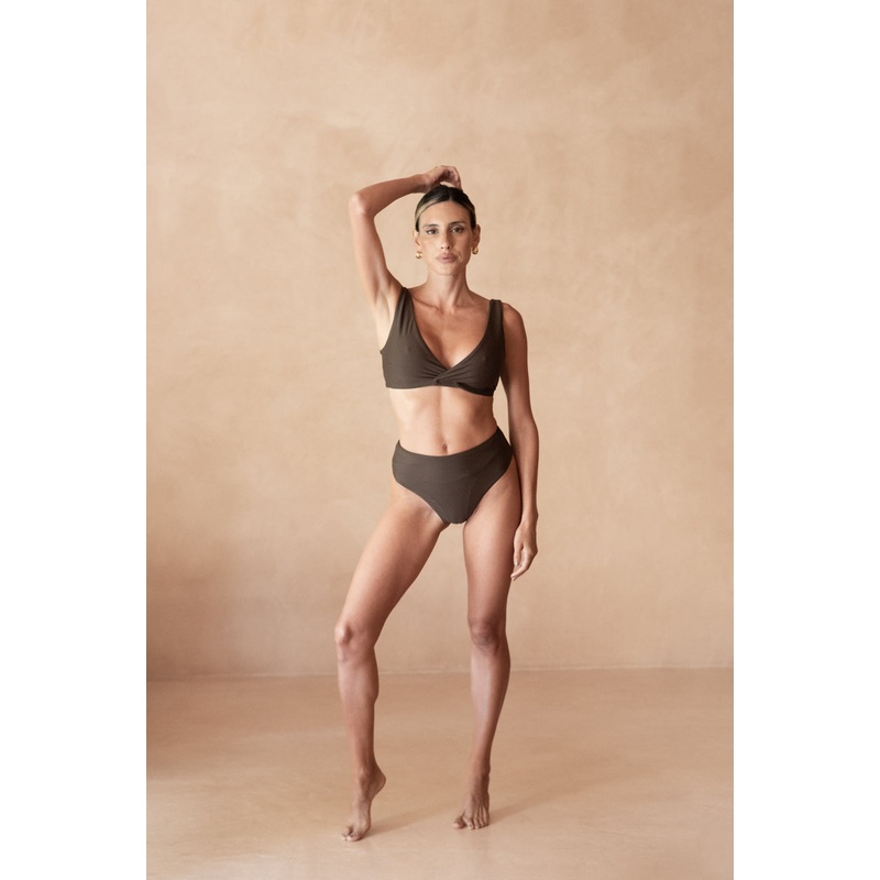 Cross-Front Bralette Top – Arabica