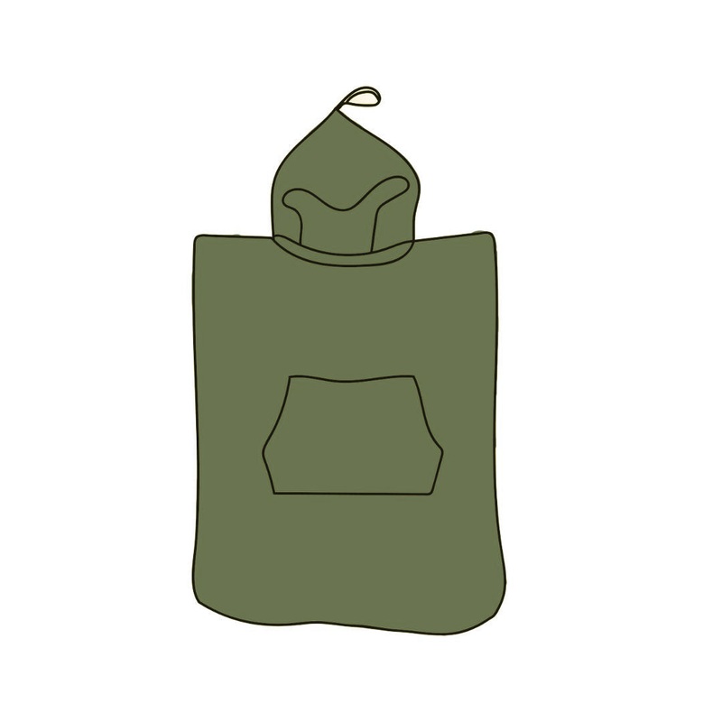 Poncho Towel – Army Green