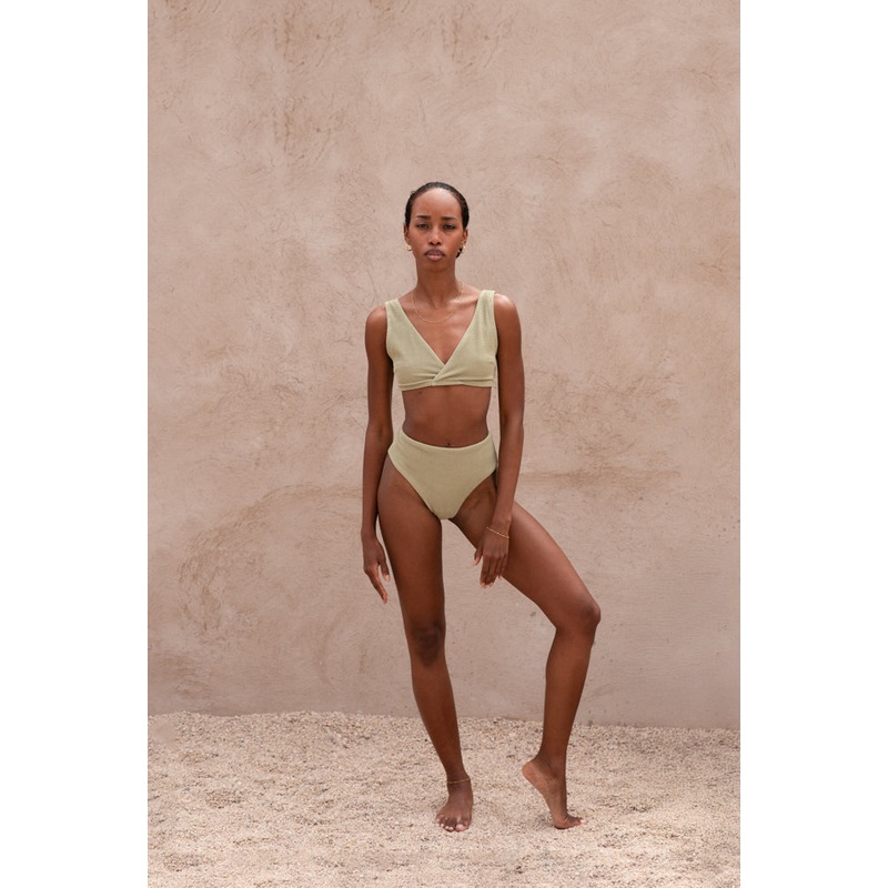 Classic Bottom in Waffle – Lichen