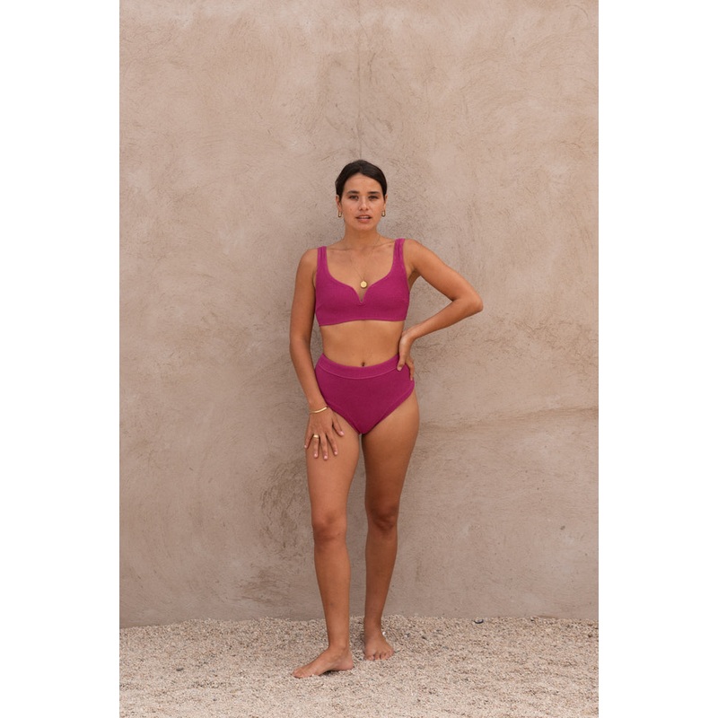 High-Waisted Bottom in Waffle – Rio