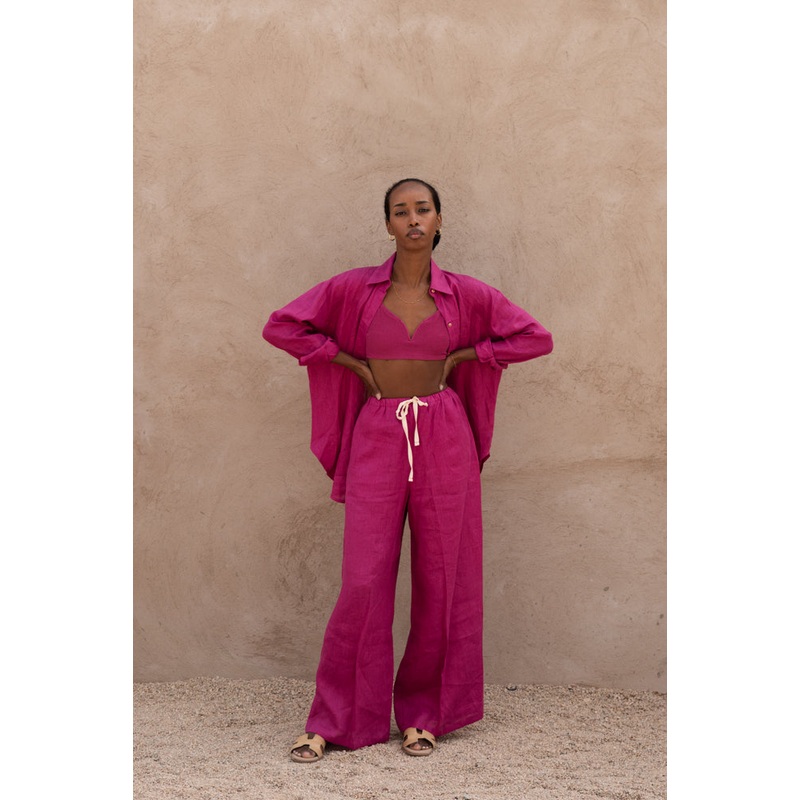 Linen Long Sleeve Shirt – Rio // PRE-ORDER
