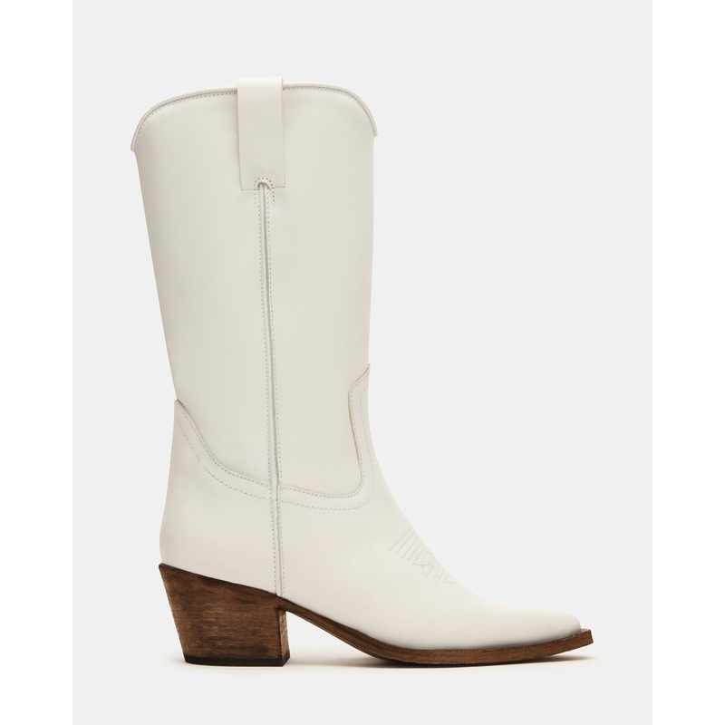 ALBANY WHITE LEATHER