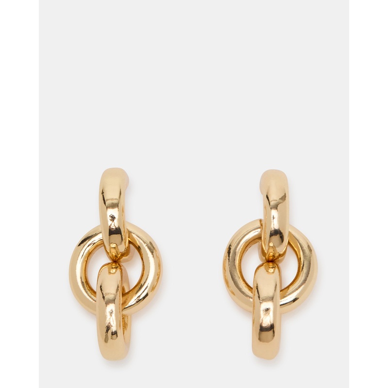 LOCK DROP EARRINGS GOLD