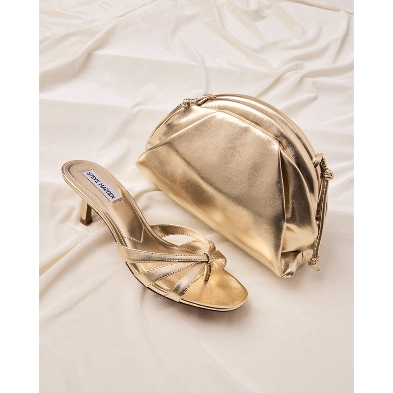 CARY HEEL AND HAILEE BAG GOLD BUNDLE