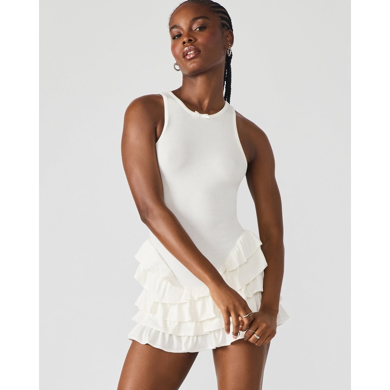 CLEA DRESS WHITE
