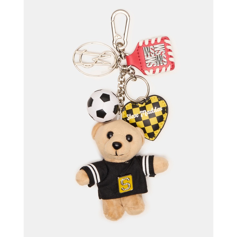 GOAL BAG CHARM BLACK/YELLOW