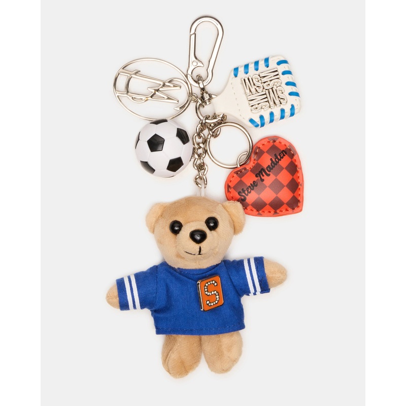 GOAL BAG CHARM BLUE MULTI