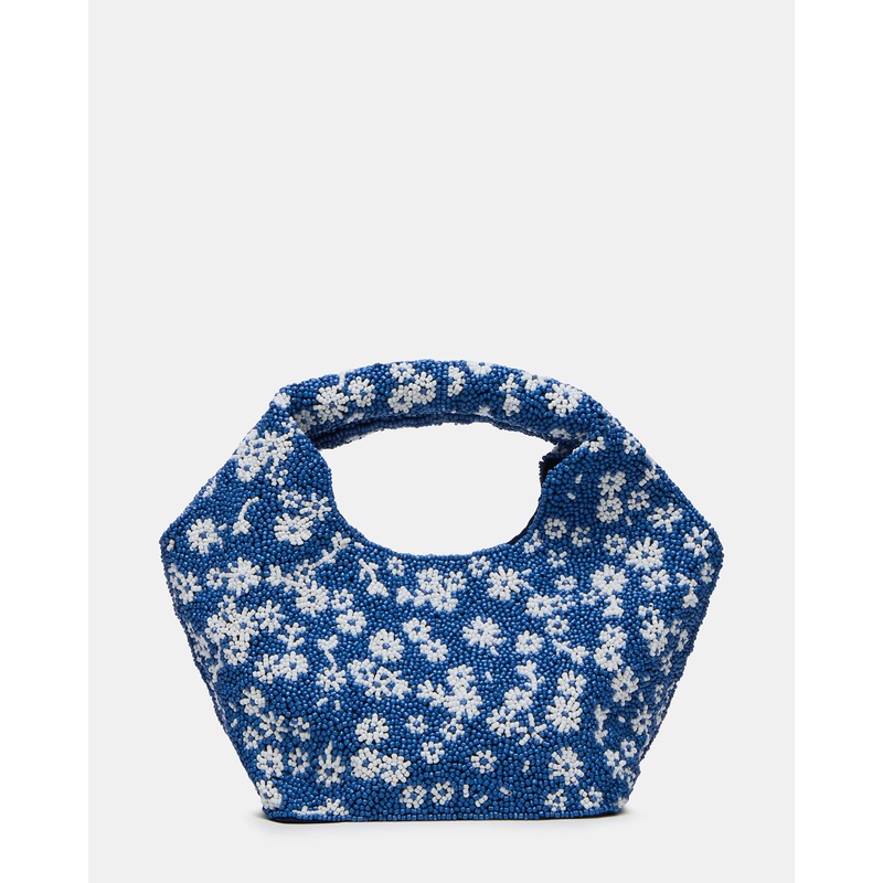 KINSLEY BEADED BAG BLUE MULTI