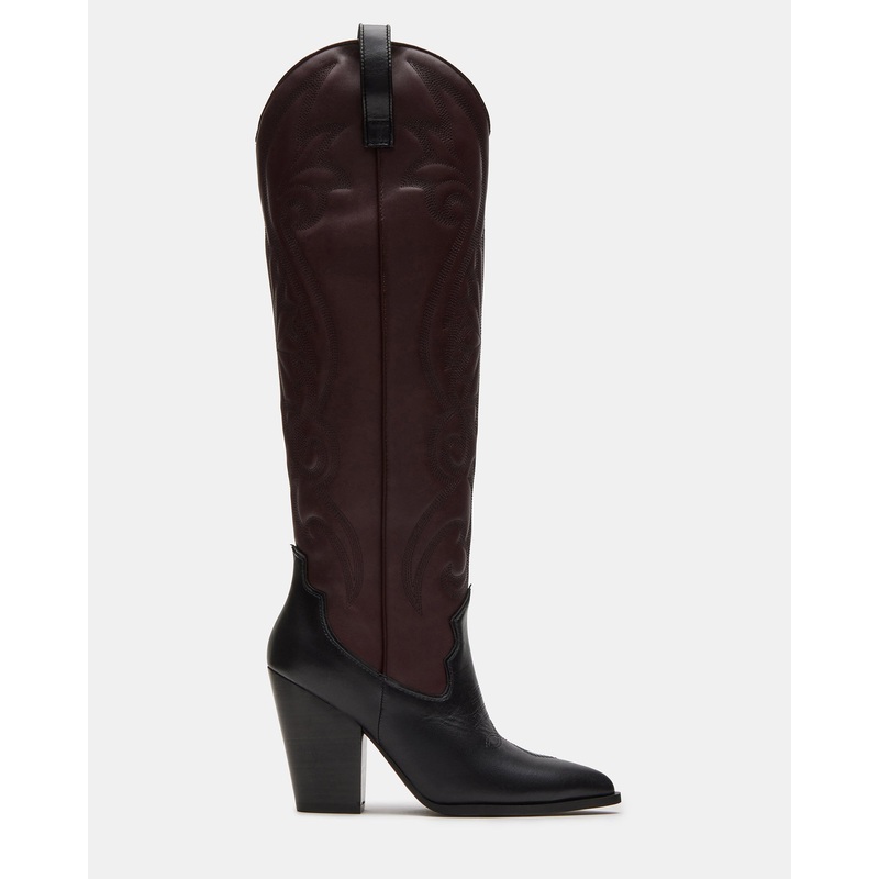 LASSO BROWN/RED LEATHER