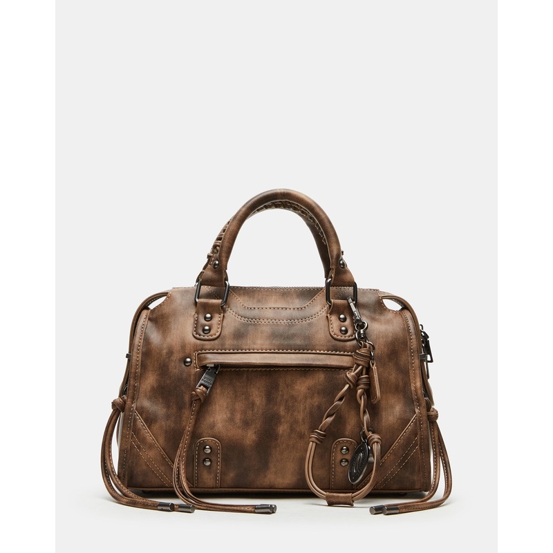 RIGGS BAG BROWN DISTRESSED