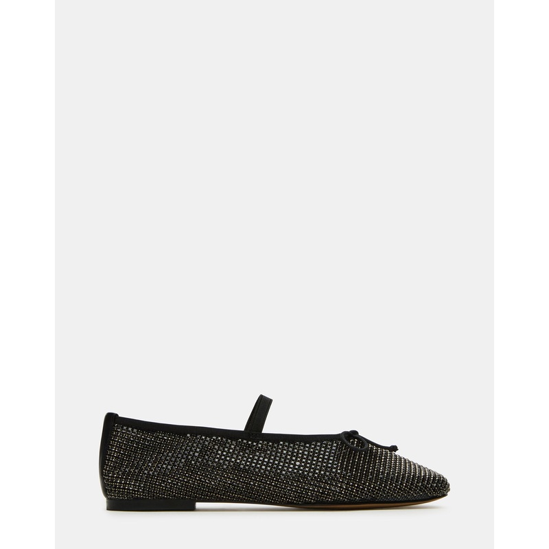 DELARA BLACK MULTI RHINESTONES