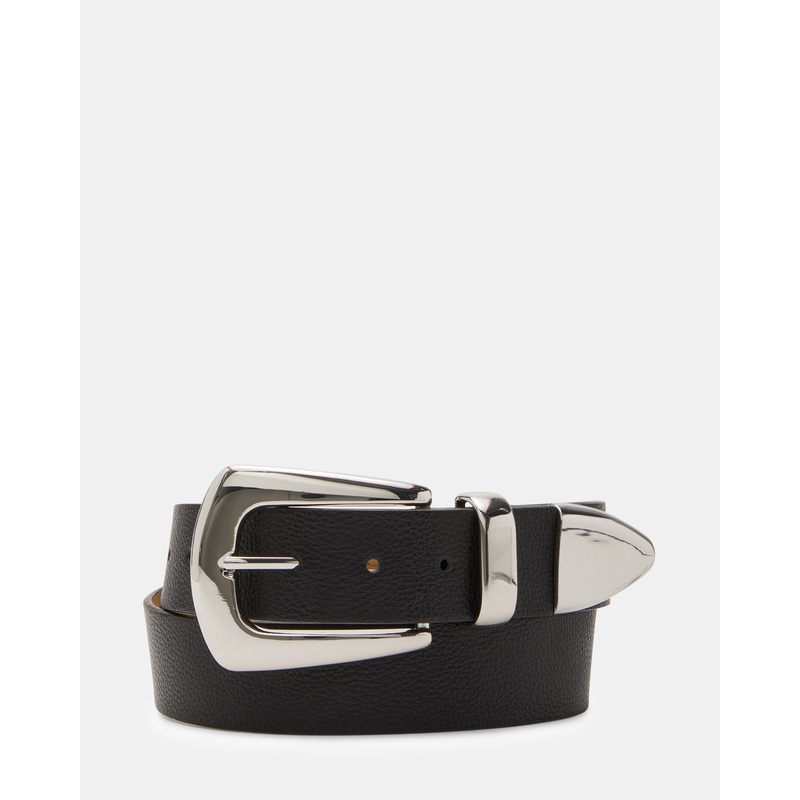 PUFFY 3-PIECE HARDWARE BELT BLACK