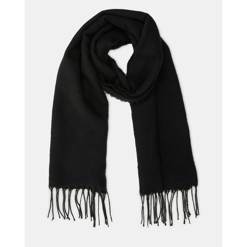 SOLID SCARF BLACK