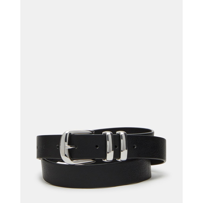 TEXTURED BELT BLACK