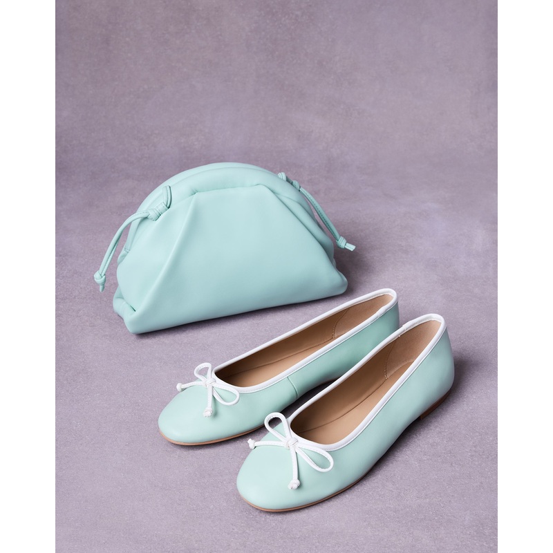 VIXEN FLAT AND HAILEE BAG PISTACHIO BUNDLE