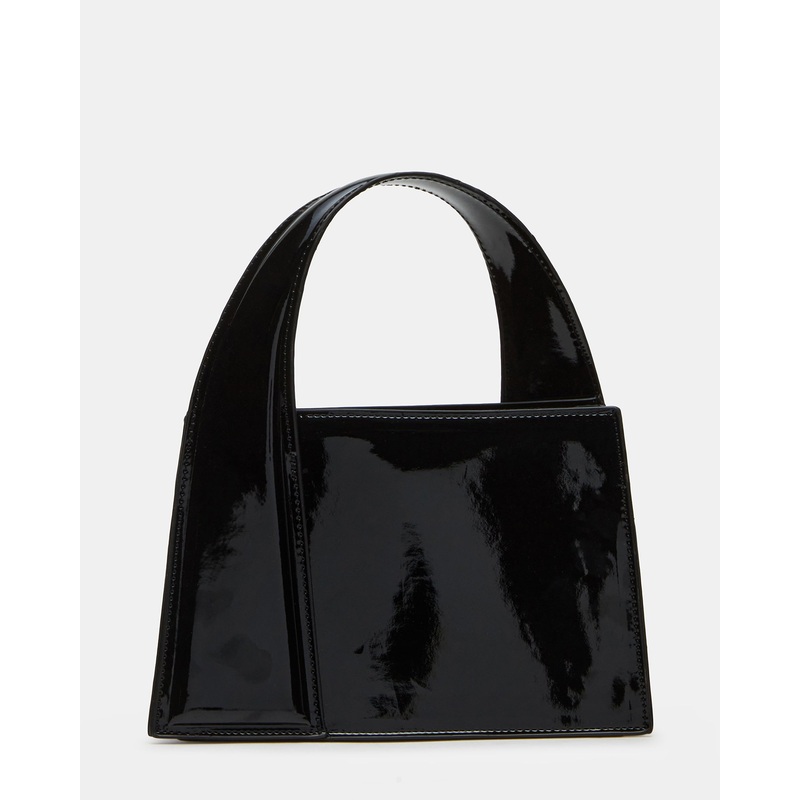 TWISTY BAG BLACK PATENT