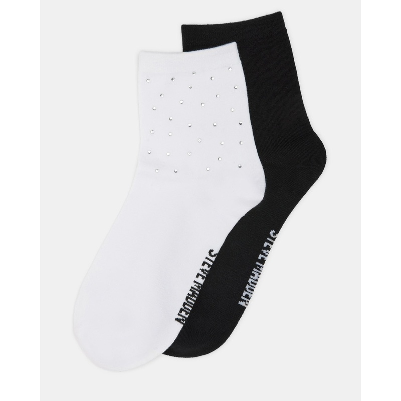 ICED SOCKS WHITE/BLACK
