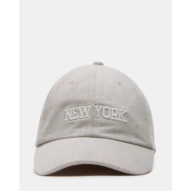 NEW YORK CITY DAD CAP WHITE/DENIM