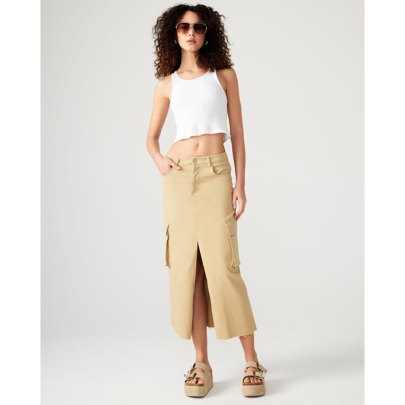 BENSON SKIRT TAUPE