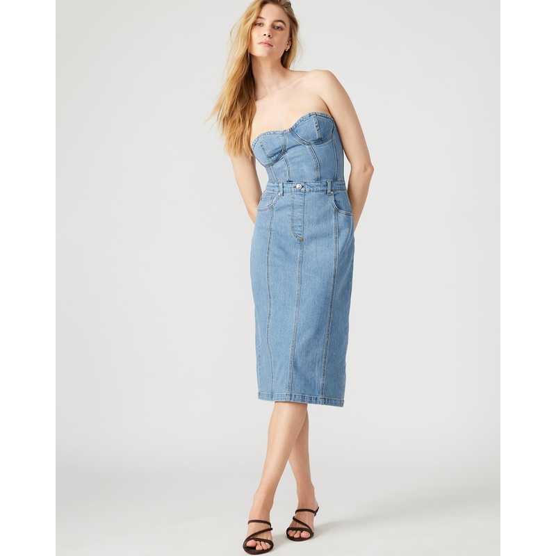 ANYA DENIM DRESS