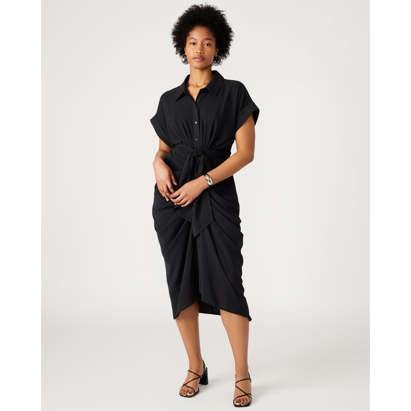TORI KNIT DRESS BLACK