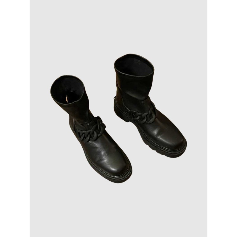 BOOTS IN BLACK WITH FRONT CHAIN – SM REBOOTED