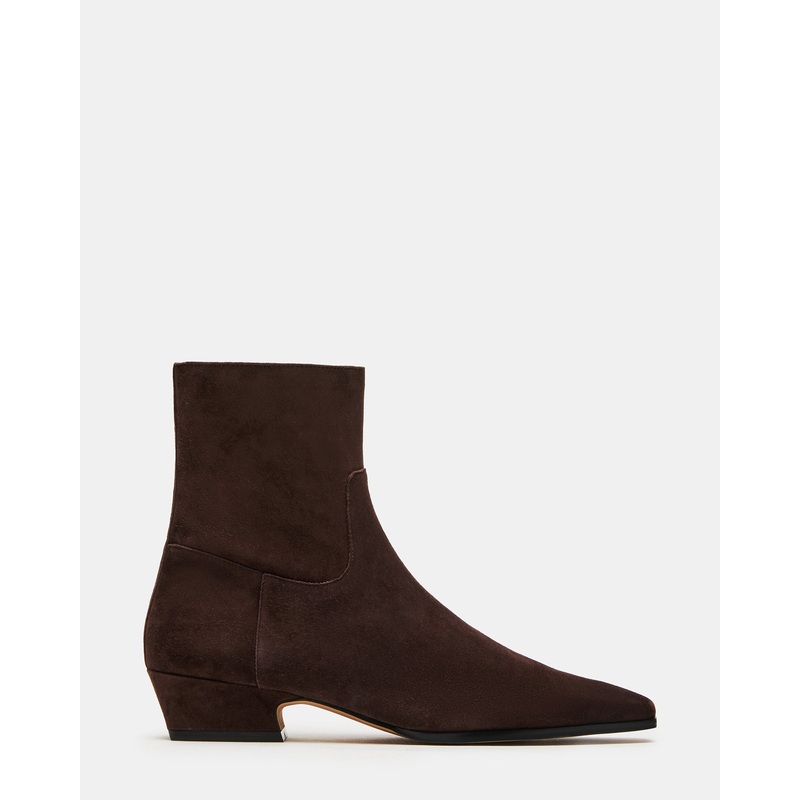 DUSTY CHOCOLATE BROWN SUEDE