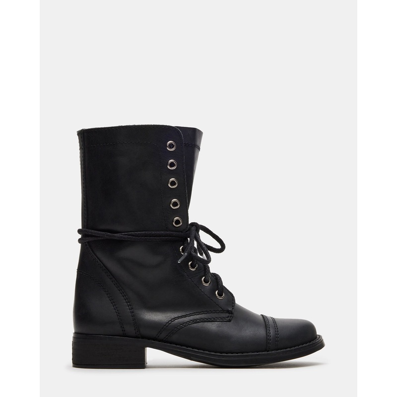 TROOPA3.0 BLACK LEATHER