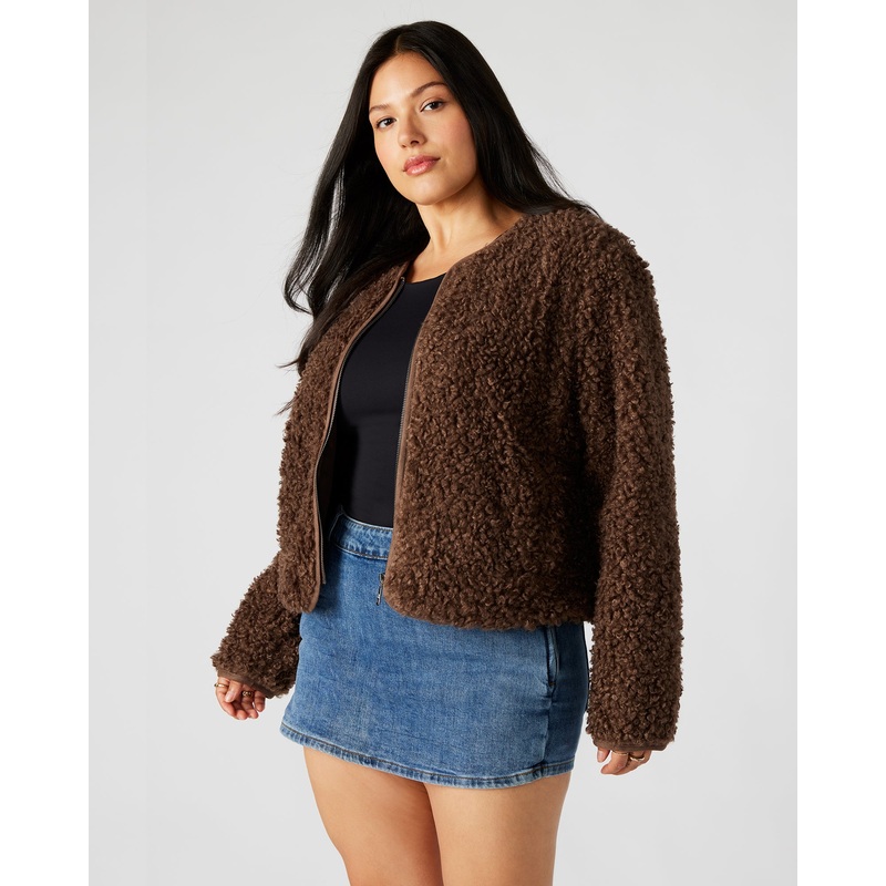 TEDDY JACKET BROWN