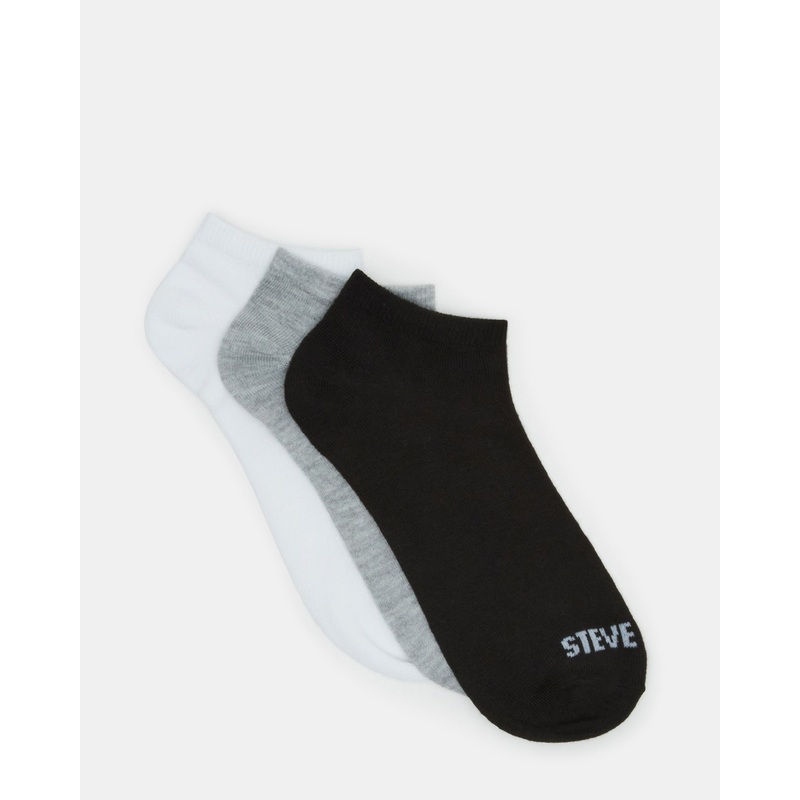 BASIC LOW CUT SOCKS BLACK/WHITE