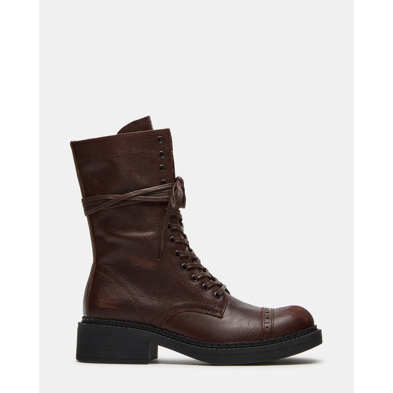 CRIMSON BROWN LEATHER