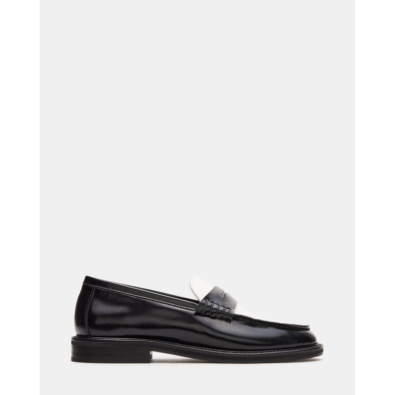 MADISON BLACK/WHITE LEATHER