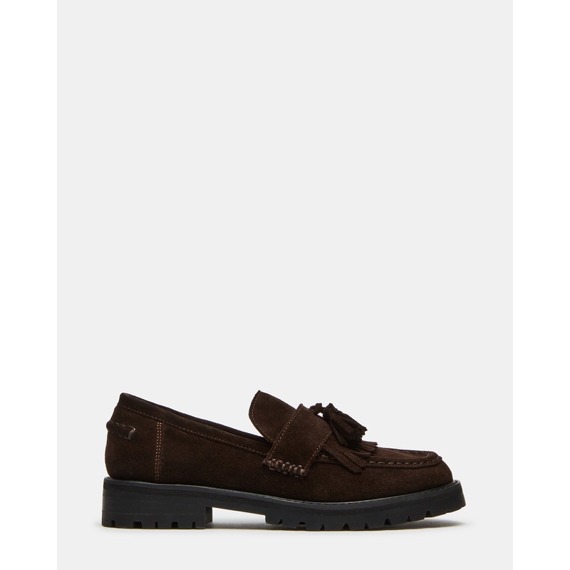 MINKA CHOCOLATE BROWN SUEDE
