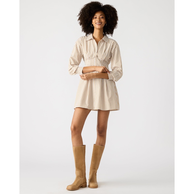 ARIA DRESS TAUPE