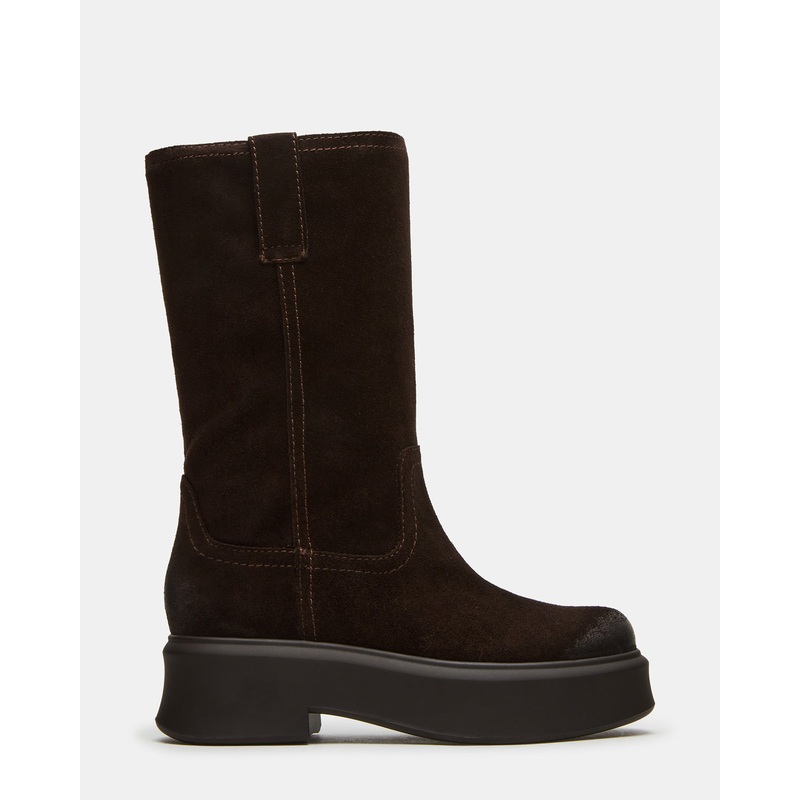 JOSELYN CHOCOLATE BROWN SUEDE