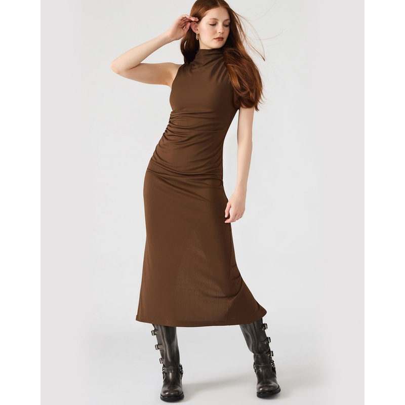 MO DRESS BROWN