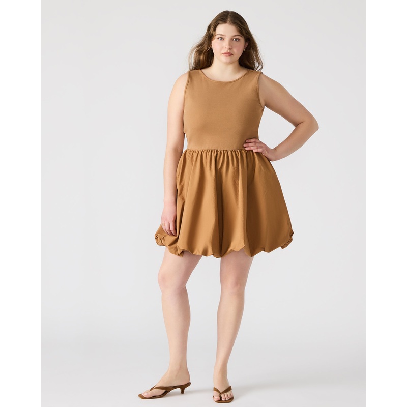 PALERMO DRESS CARAMEL