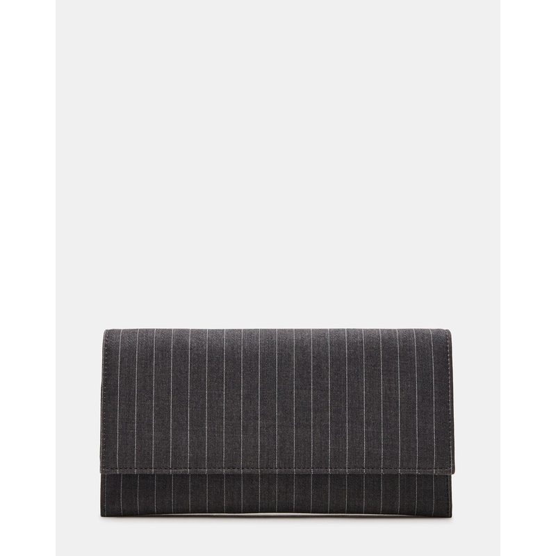 JULIANA BAG GRAY PINSTRIPE