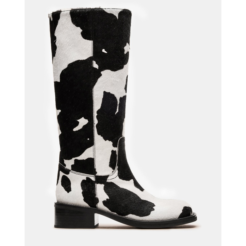 RIGGS BLACK COW PRINT