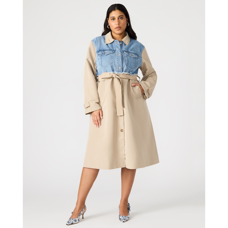 SORAYA COAT DENIM MULTI