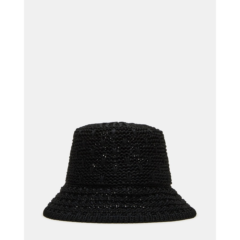 BREEZY STRAW HAT BLACK