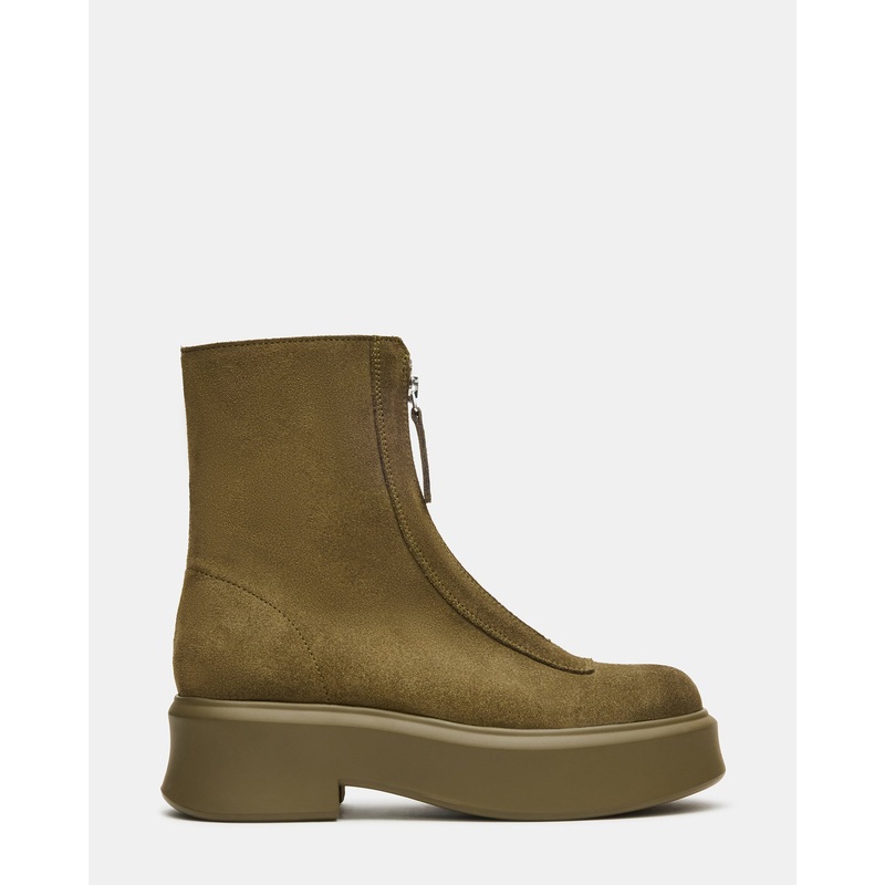 JONES OLIVE SUEDE