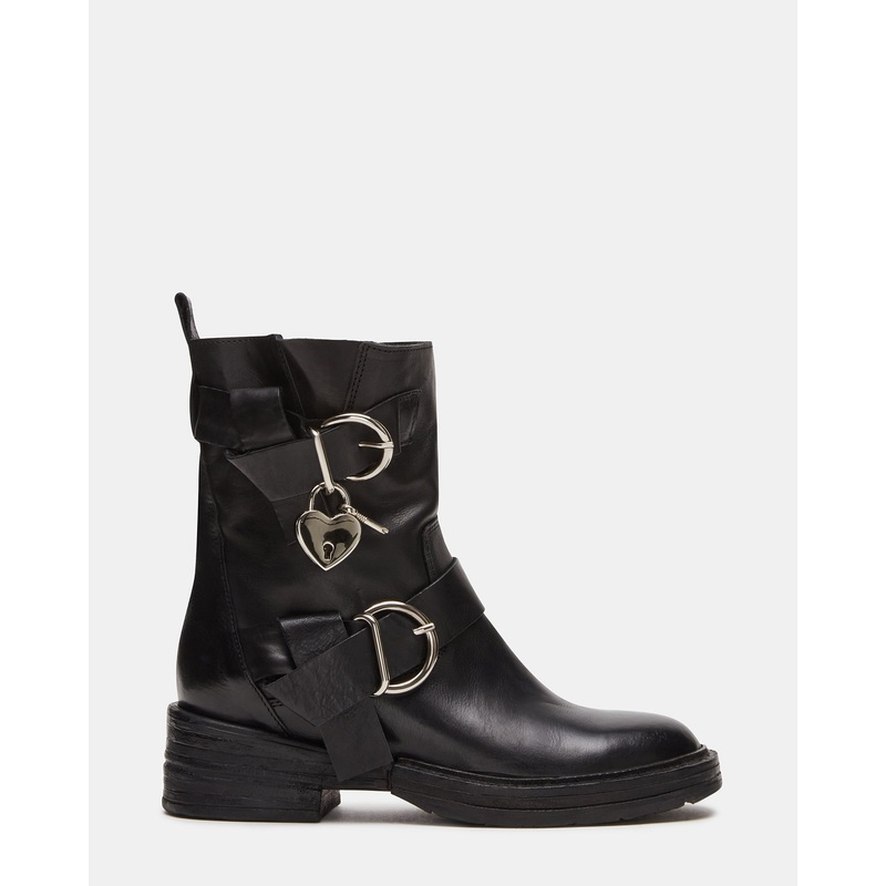 SMOKEY BLACK LEATHER