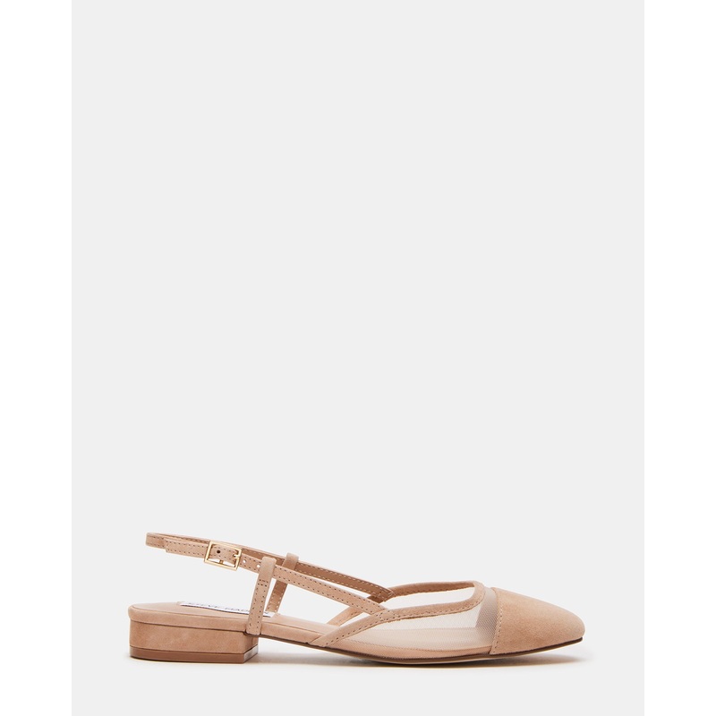 BELINDA MESH TAN SUEDE